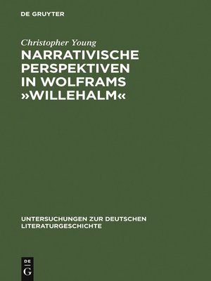 cover image of Narrativische Perspektiven in Wolframs »Willehalm«